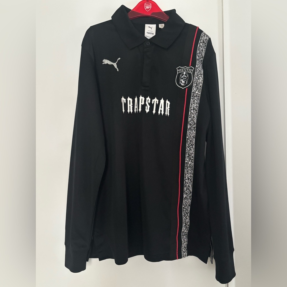 Puma x Trapstar Black Longsleeve Soccer Jersey